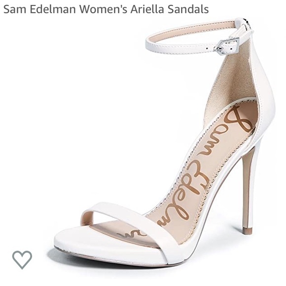 Sam Edelman White Ariella Sandals - Picture 1 of 7